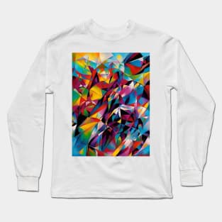 Diamond Composition Long Sleeve T-Shirt